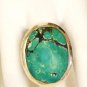RG132       Turquoise Ring in Sterling Silver, Size 7