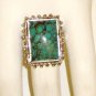 RG135       Turquoise Ring in Sterling Silver, Size 7