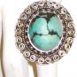 RG065       Turquoise Ring in Sterling Silver, Size 8