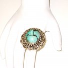 RG065       Turquoise Ring in Sterling Silver, Size 8
