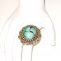 RG065       Turquoise Ring in Sterling Silver, Size 8