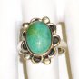 RG086       Turquoise Ring in Sterling Silver, Size 8