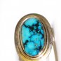 RG088       Turquoise Ring in Sterling Silver, Size 8