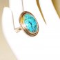 RG092       Turquoise Ring in Sterling Silver, Size 8