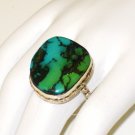RG112       Turquoise Ring in Sterling Silver, Size 8