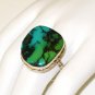 RG112       Turquoise Ring in Sterling Silver, Size 8