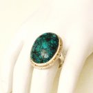 RG116       Turquoise Ring in Sterling Silver, Size 8