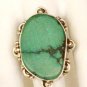 RG121       Turquoise Ring in Sterling Silver, Size 8