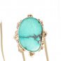RG121       Turquoise Ring in Sterling Silver, Size 8