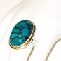 RG125       Turquoise Ring in Sterling Silver, Size 8