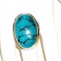 RG125       Turquoise Ring in Sterling Silver, Size 8