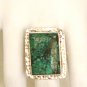 RG126       Turquoise Ring in Sterling Silver, Size 8