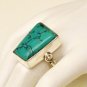 RG127       Turquoise Ring in Sterling Silver, Size 8