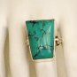 RG127       Turquoise Ring in Sterling Silver, Size 8