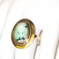 RG098       Turquoise Ring in Sterling Silver, Size 9