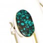 RG153       Turquoise Ring in Sterling Silver, Size 6