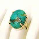 RG174       Turquoise Ring in Sterling Silver, Size 6