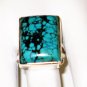 RG139       Turquoise Ring in Sterling Silver, Size 7