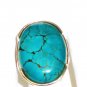 RG141 Turquoise Ring in Sterling Silver, Size 7
