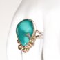 RG145 Turquoise Ring in Sterling Silver, Size 7