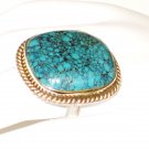 RG147       Turquoise Ring in Sterling Silver, Size 7