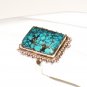 RG148       Turquoise Ring in Sterling Silver, Size 7