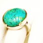 RG151       Turquoise Ring in Sterling Silver, Size 7