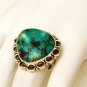 RG155       Turquoise Ring in Sterling Silver, Size 7