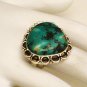 RG155       Turquoise Ring in Sterling Silver, Size 7