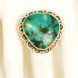 RG155       Turquoise Ring in Sterling Silver, Size 7