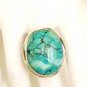 RG162 Turquoise Ring in Sterling Silver, Size 7