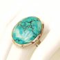 RG162 Turquoise Ring in Sterling Silver, Size 7