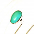 RG163       Turquoise Ring in Sterling Silver, Size 7