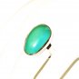 RG163       Turquoise Ring in Sterling Silver, Size 7