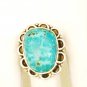 RG164       Turquoise Ring in Sterling Silver, Size 7