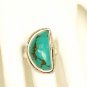 RG173       Turquoise Ring in Sterling Silver, Size 7