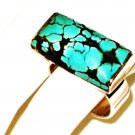 RG175       Turquoise Ring in Sterling Silver, Size 7