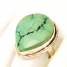 RG177       Turquoise Ring in Sterling Silver, Size 7