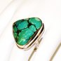 RG157       Turquoise Ring in Sterling Silver, Size 8