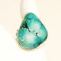 RG160       Turquoise Ring in Sterling Silver, Size 8