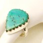 RG169       Turquoise Ring in Sterling Silver, Size 8