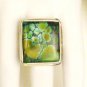 RG171       Turquoise Ring in Sterling Silver, Size 8