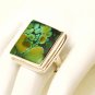 RG171       Turquoise Ring in Sterling Silver, Size 8
