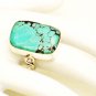 RG172       Turquoise Ring in Sterling Silver, Size 8