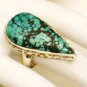 RG176       Turquoise Ring in Sterling Silver, Size 8