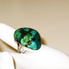 RG149       Turquoise Ring in Sterling Silver, Size 9