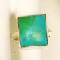 RG182       Turquoise Ring in Sterling Silver, Size 9