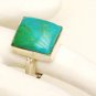 RG182       Turquoise Ring in Sterling Silver, Size 9