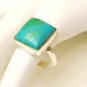 RG182       Turquoise Ring in Sterling Silver, Size 9