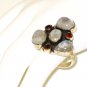 RG071       Mixed Stones  Ring in Sterling Silver, Size 9